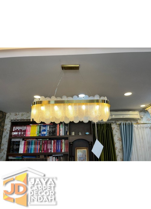 Lampu Crystal Panjang Minimalis